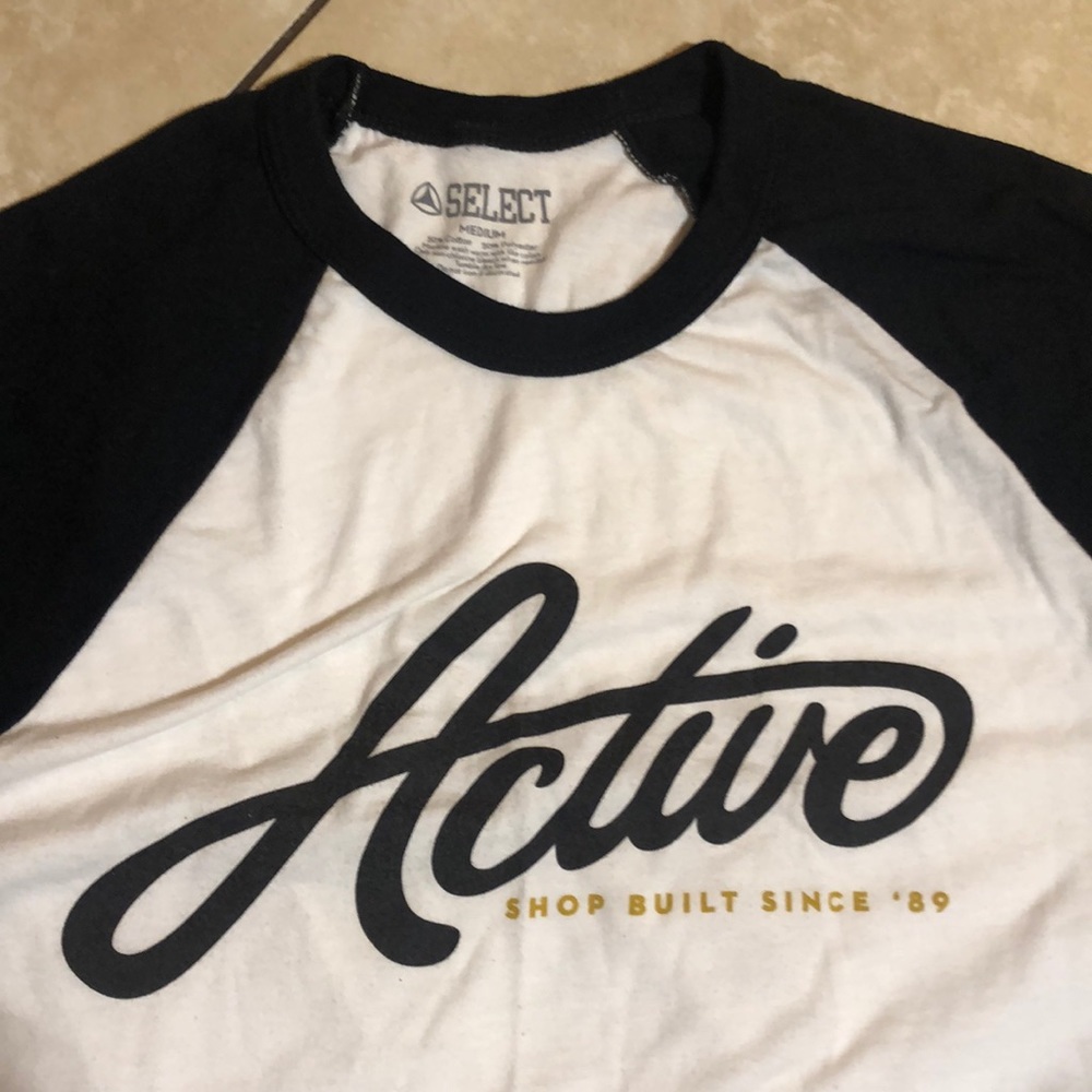Active Ride Shop baseball tee - Picture 2 of 3
